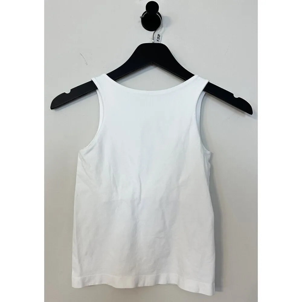 FREE PEOPLE Clean Lines Crop Tank in White Size Medium/Large - Image 5