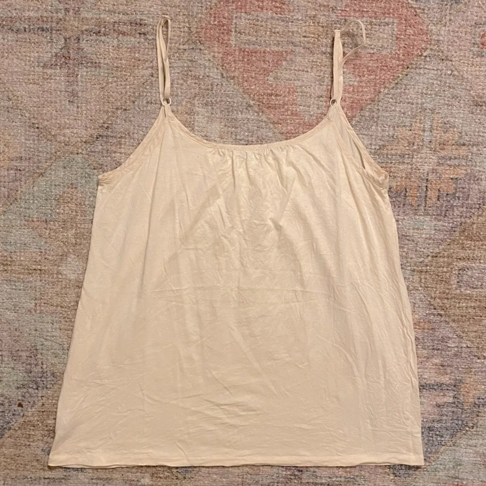 GAP Adjustable Strap Beaded Pima Cotton Tank Top - Image 2