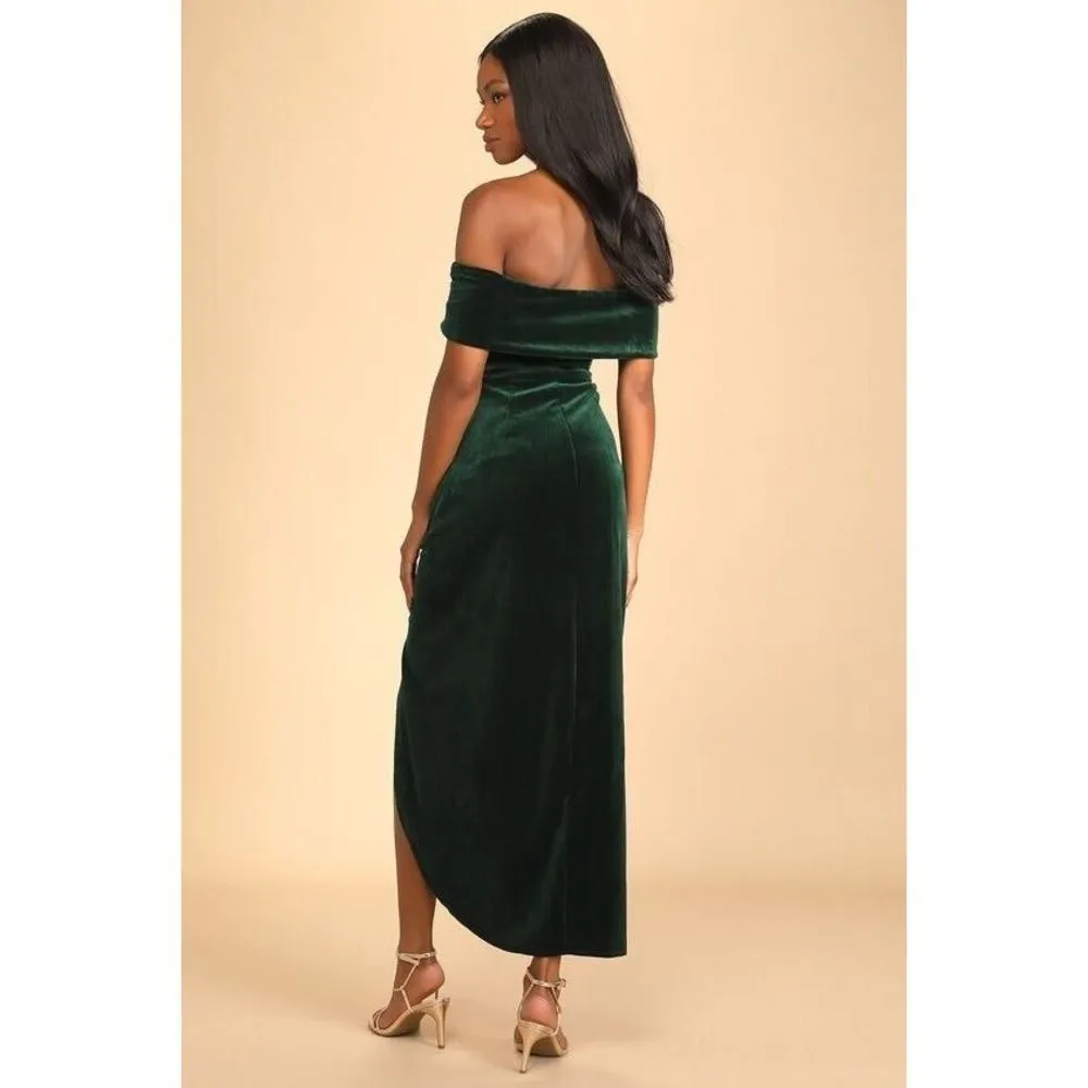 Anthropologie BHLDN Edison Velvet Dress Size 4 - Image 2