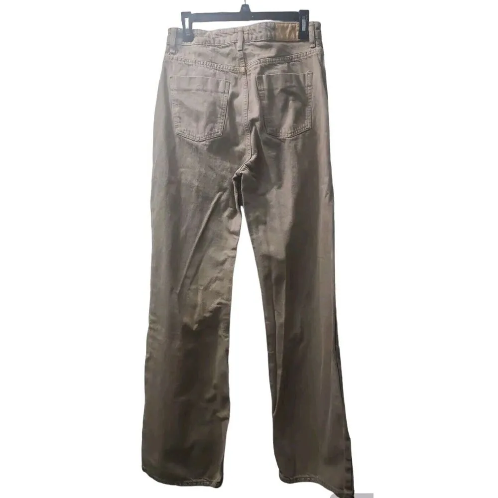 Zara Womens Jeans Size 8 Beige‎  Denim - Image 2