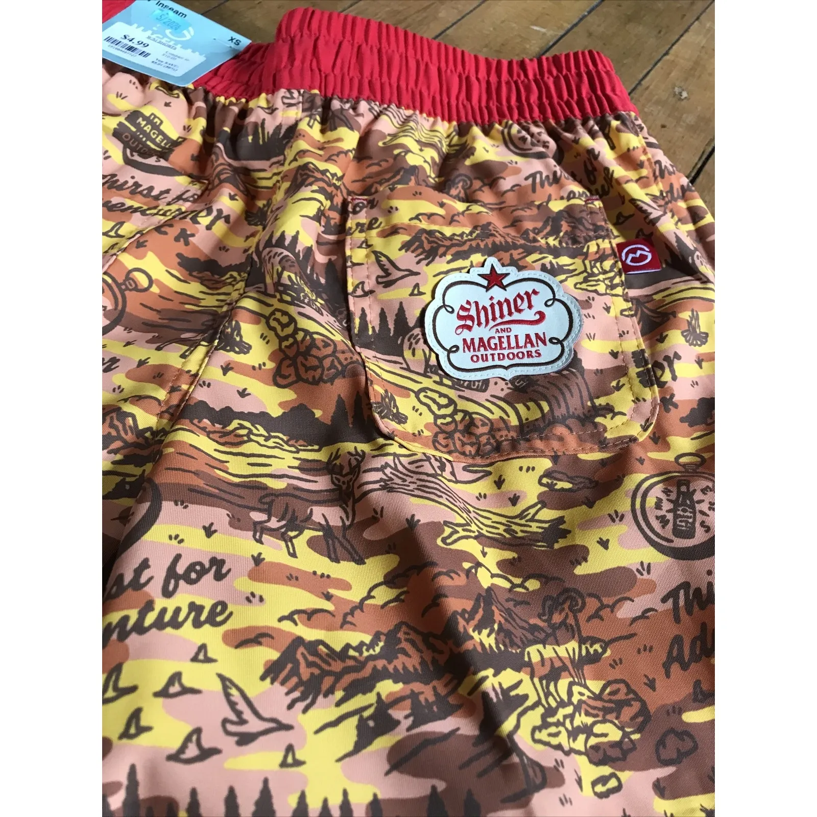 Shiner and Magellan Outdoors Womens Shorts Camo 4" Inseam UPF50 Fish Gear - XS - Image 4