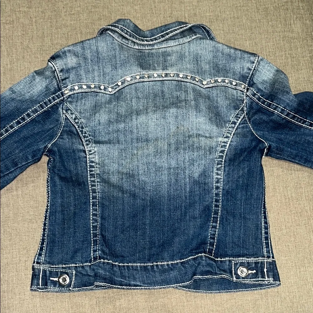 Rock & Roll Cowgirl Blue Jean Jacket Fitted Tailored Design - Image 3