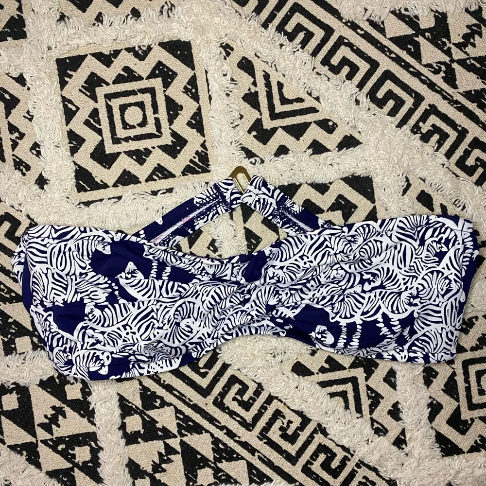 BUNDLE Lilly Pulitzer Strapless Bikini Tops, Size Small - Image 4