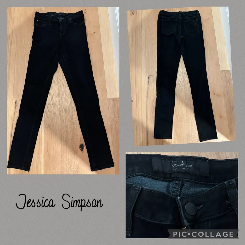 Jessica Simpson Women's Black Skinny Jeans (kiss me jeggings) 29R - Image 2