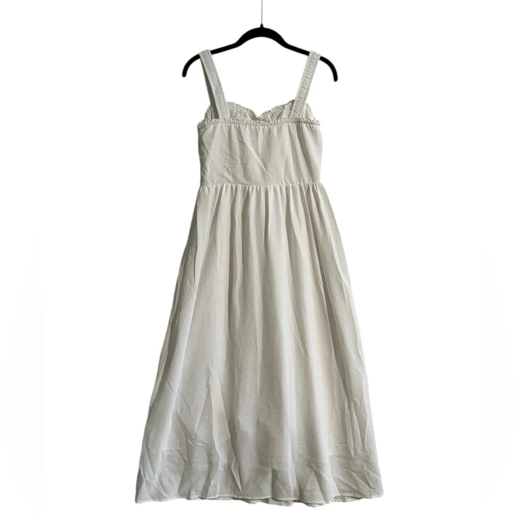 Commense Corset Midi Dress Coastal Cowgirl Milkmaid Cottage White Size Small - Image 10