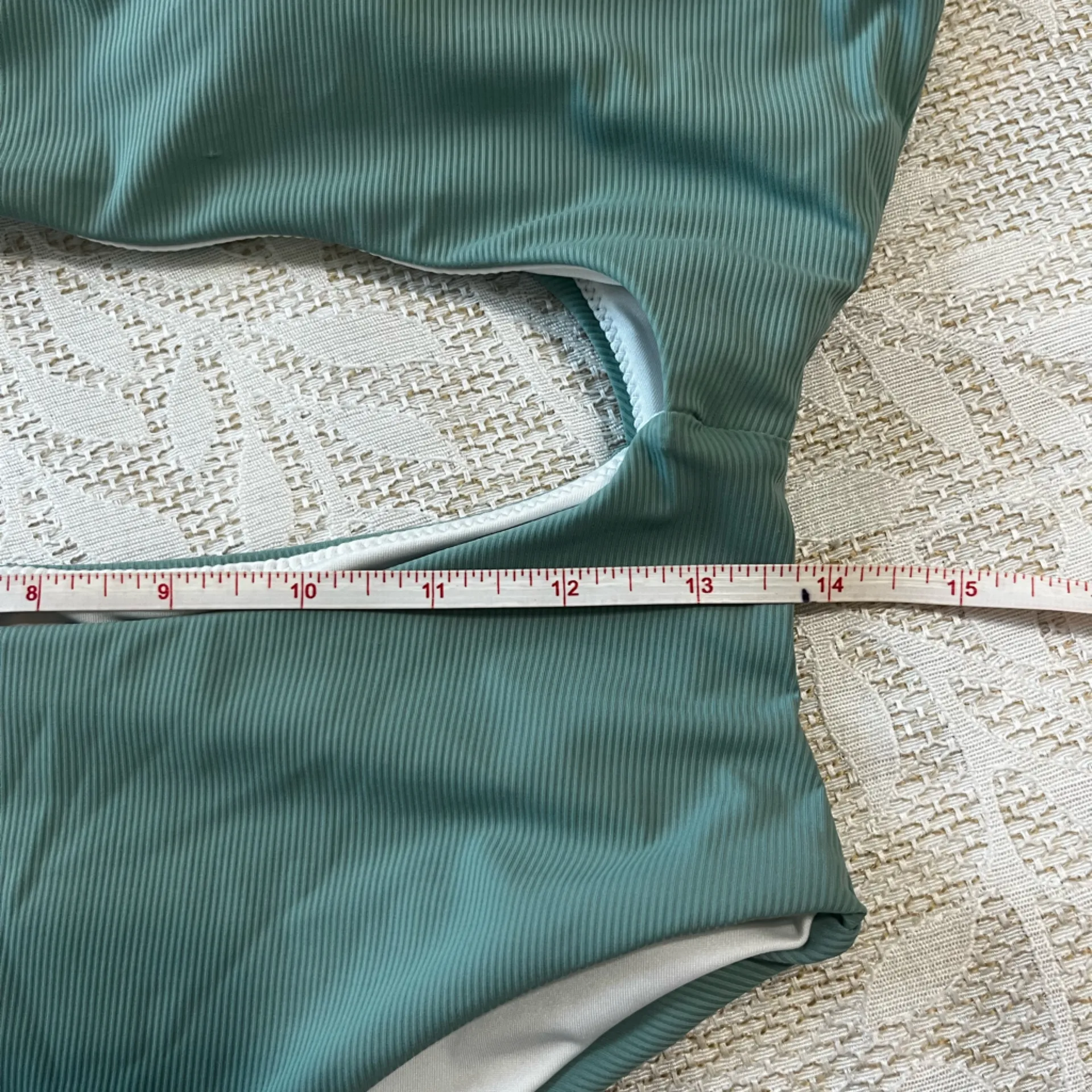 Berlook Sage Green One‎ Shoulder Monokini Size Medium NWT - Image 7