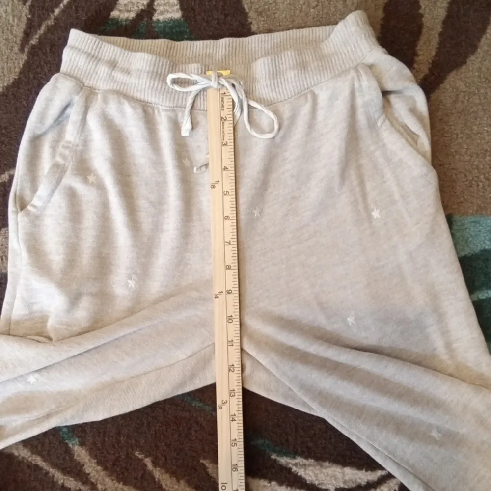Rails Kigston Womens Jogger Heather Brown Embroidered Stars Size Small - Image 10