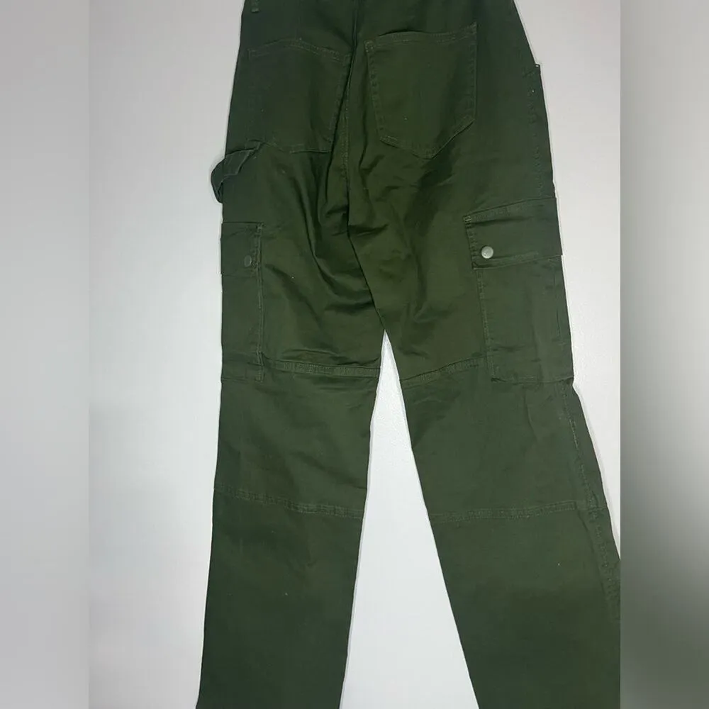 NVfelix Boutique Khaki Green Cargo pants size small - Image 2