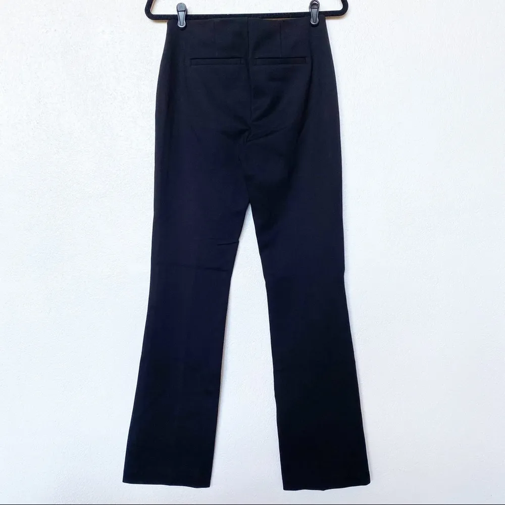 Ecru Varick Clean Slim Bootcut Trouser Black Size 2 - Image 6