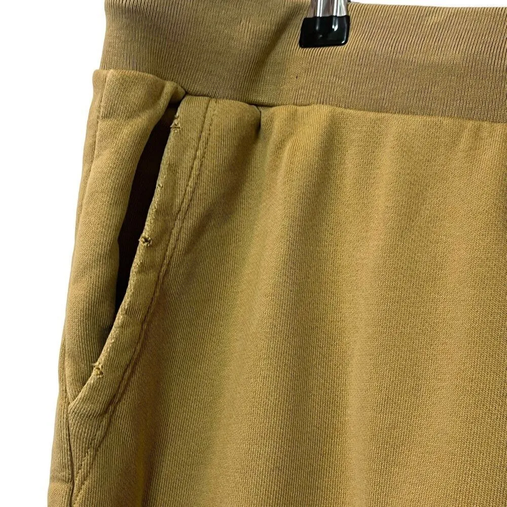 FRAME Easy Sweat Jogger Pants Vintage Camel Women’s Size Medium Organic Cotton - Image 12