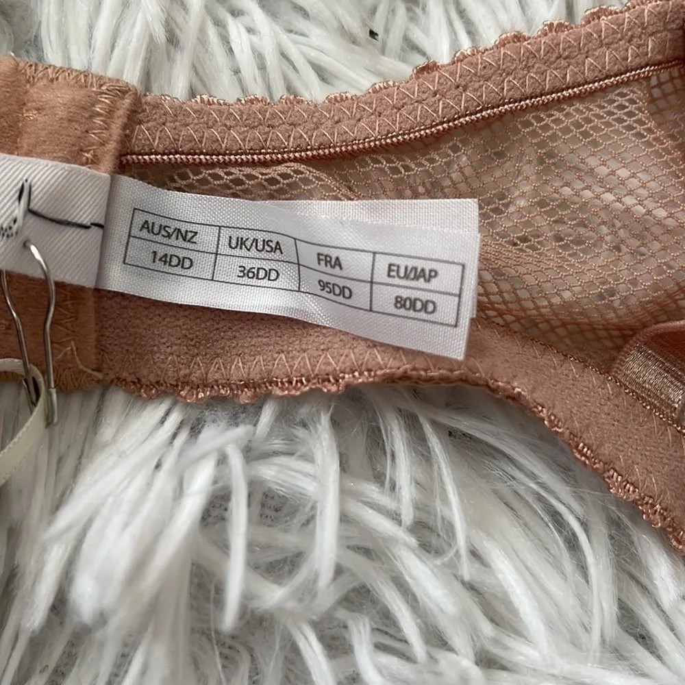 LONELY Scout Women’s underwire lace bra in yellow daisy size 36DD - Image 9