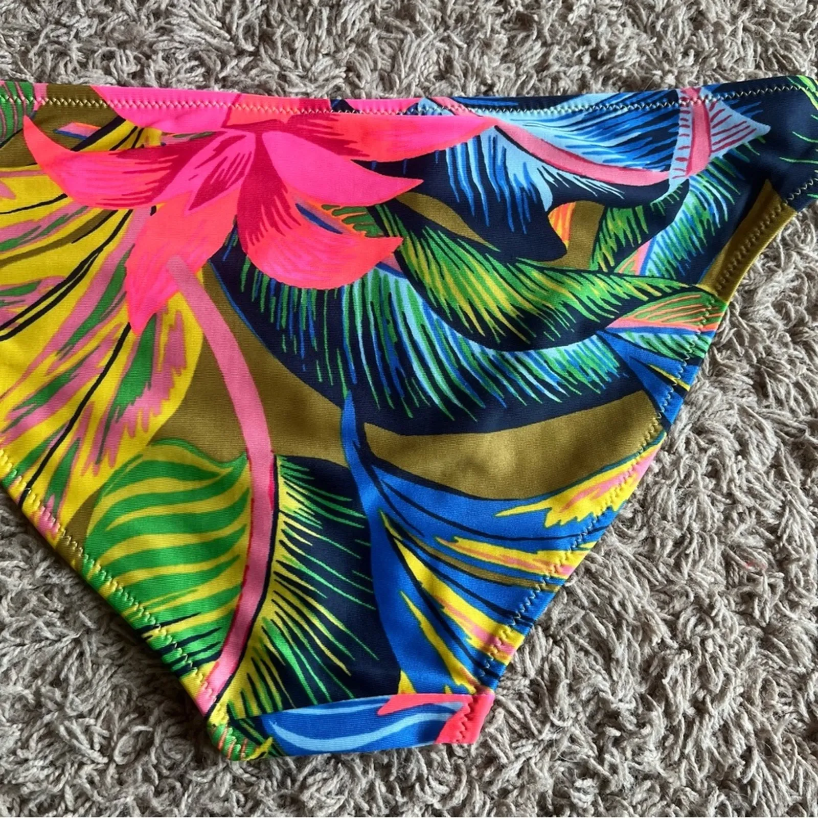 Aerie Multi Colored Patterned Swim Bikini Bottoms Size Small - Image 6