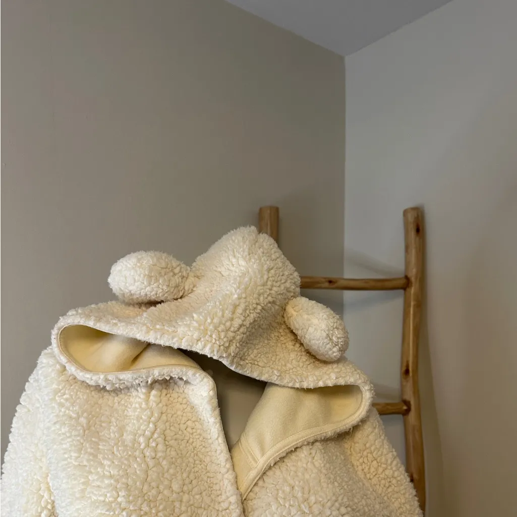 ASOS  Fluffy Cloud Robe Teddy Bear with Ears XS - Image 2