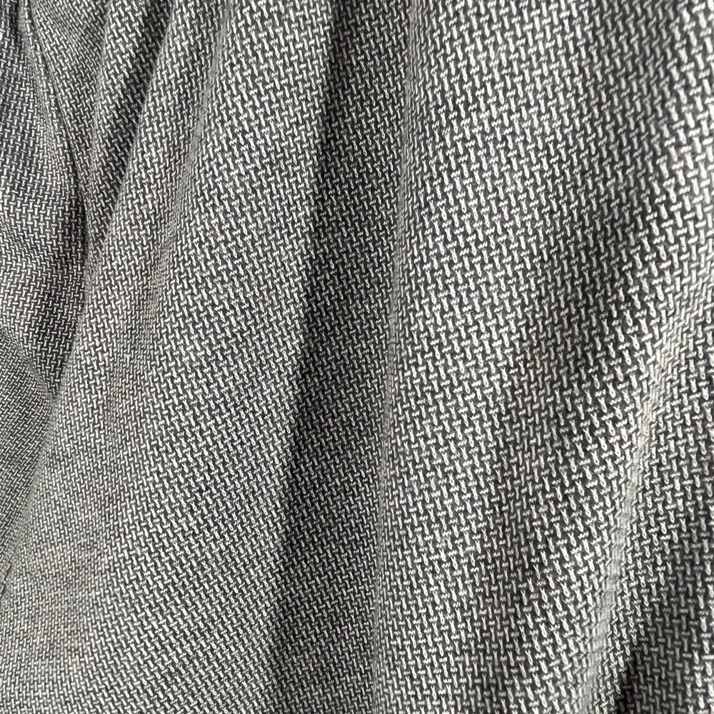 LAND'S END Sport Knit Straight Leg Pull On Pants Gray Herringbone-1XP - Image 2