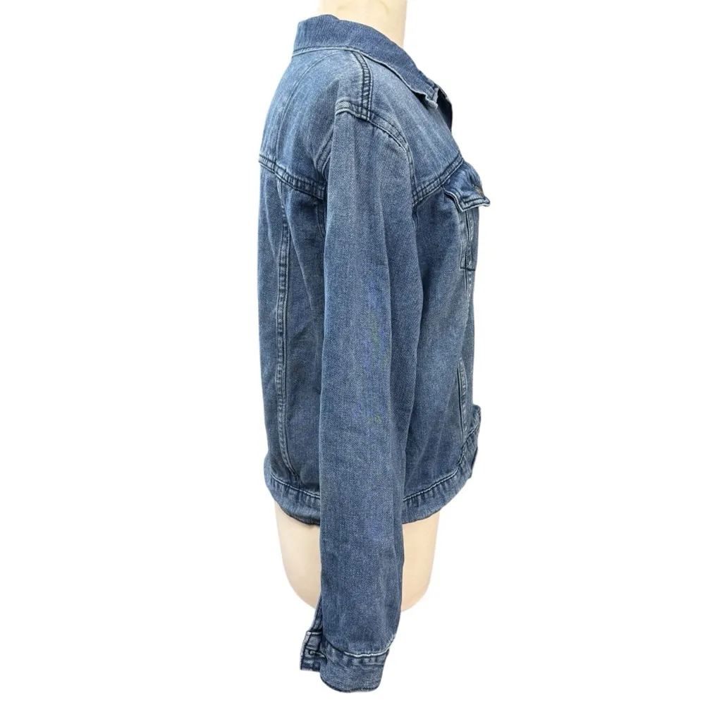 Crazy Train Denim Jacket XL Blue - Image 3