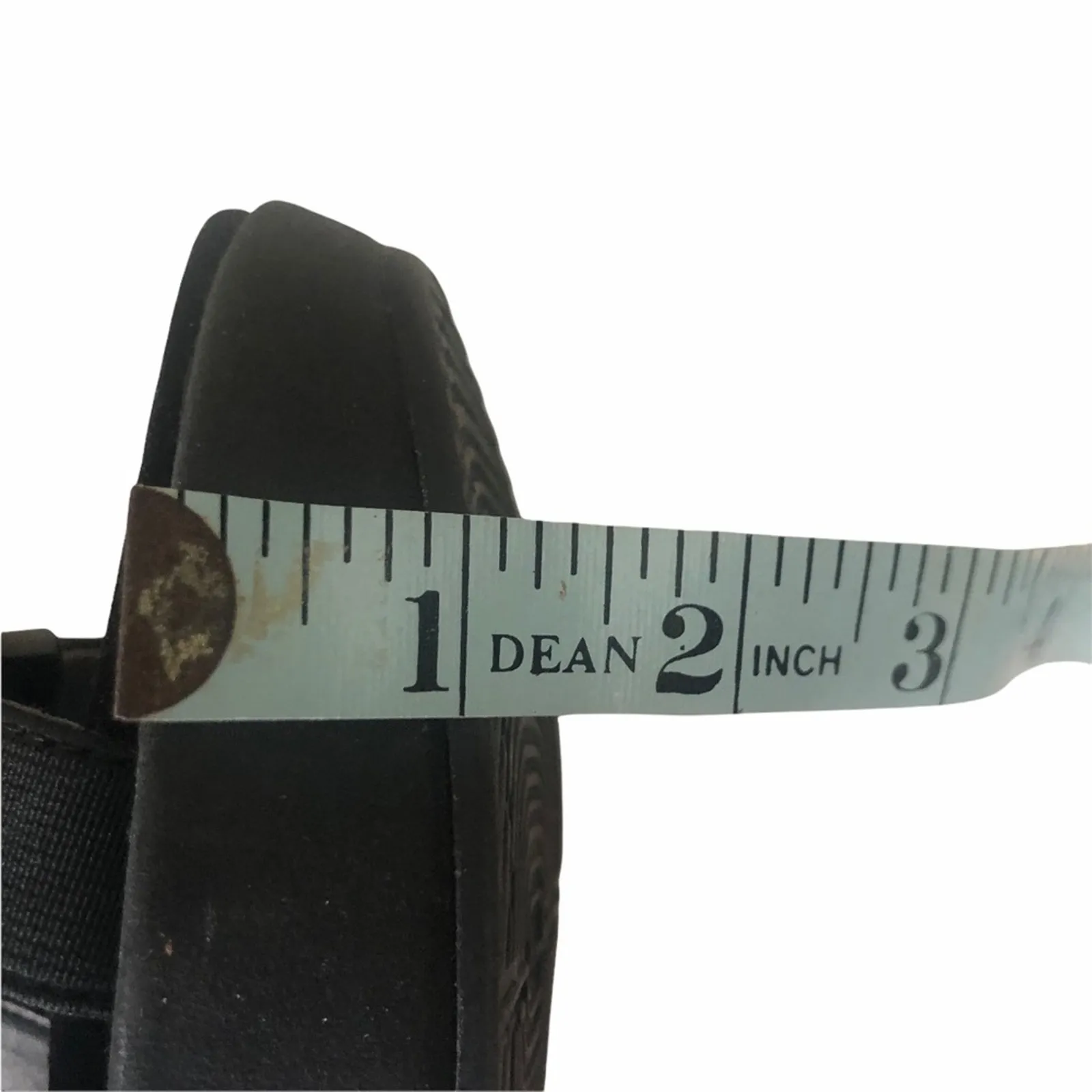 Bandolino Women Sandal Shoes‎ 8.5 Black Slide In Wedge 3 Strap Backless Office - Image 10