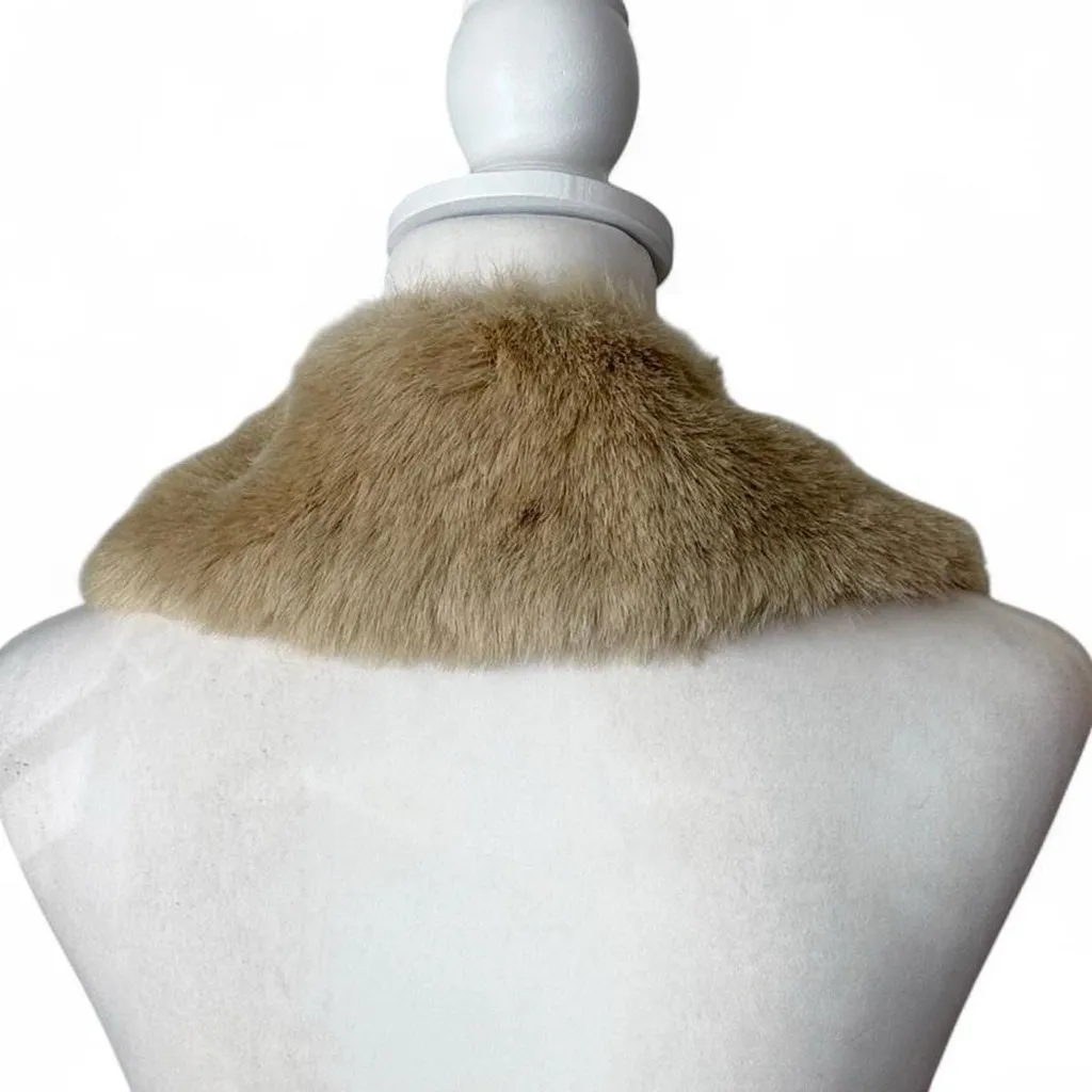 Moda International Fur Collar Tan - Image 3