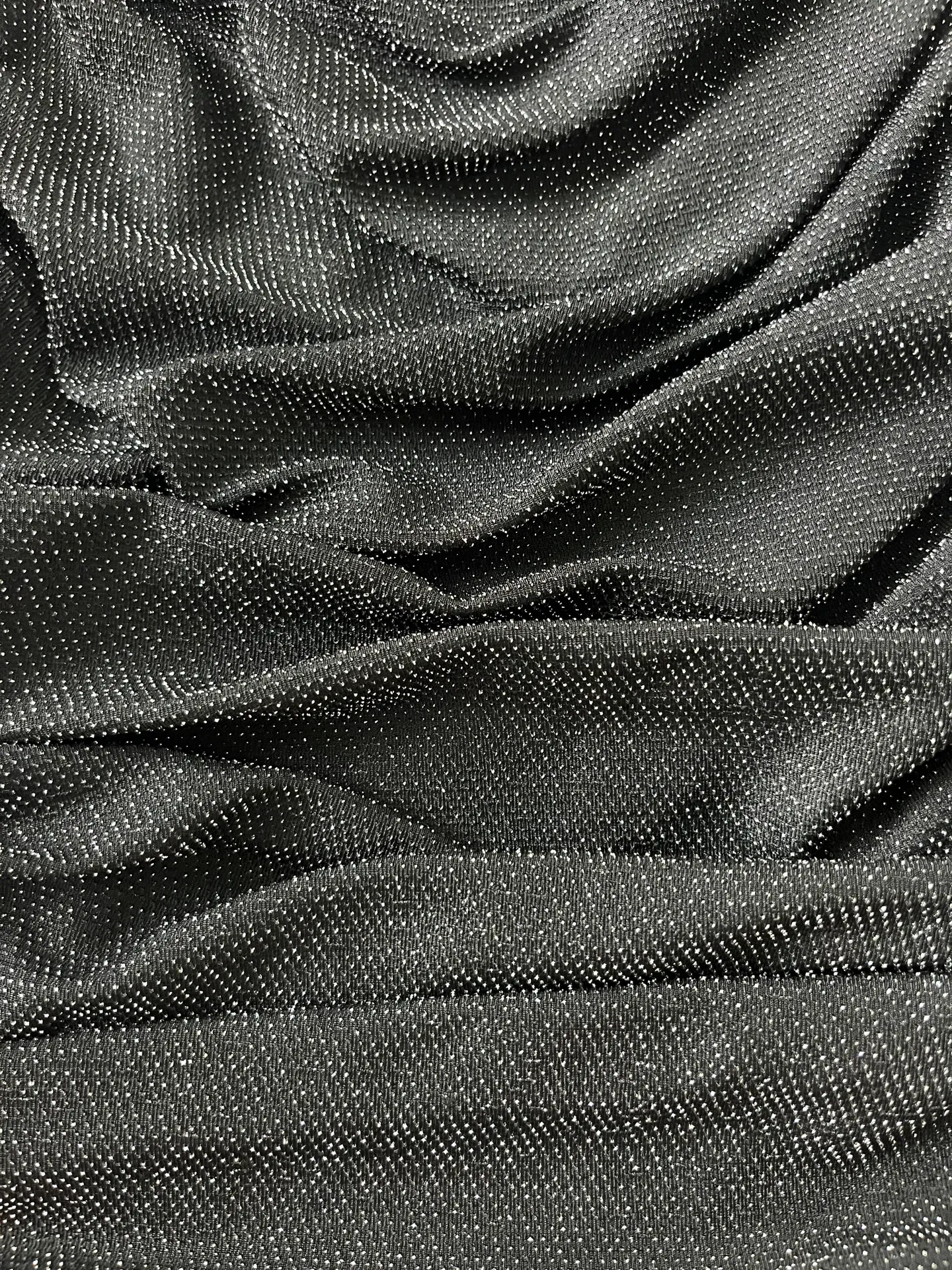 Black Sparkle Bodycon Dress - Image 2