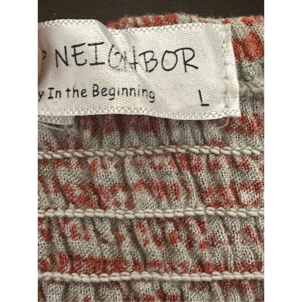 SHOP by NEIGHBOR Jumpsuit Sz L Orange Size L - Image 3