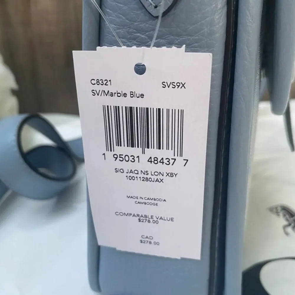 North/South Lonnie Crossbody In Signature Jacquard c8321 - Image 4