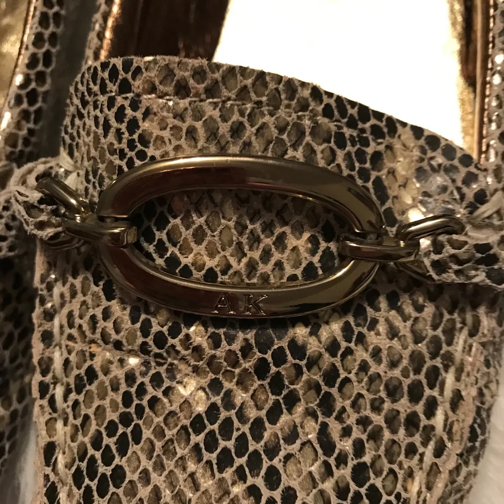 Anne Klein Jalia iflex leather snakeskin driving loafers Woman’s 6 reptile print - Image 5