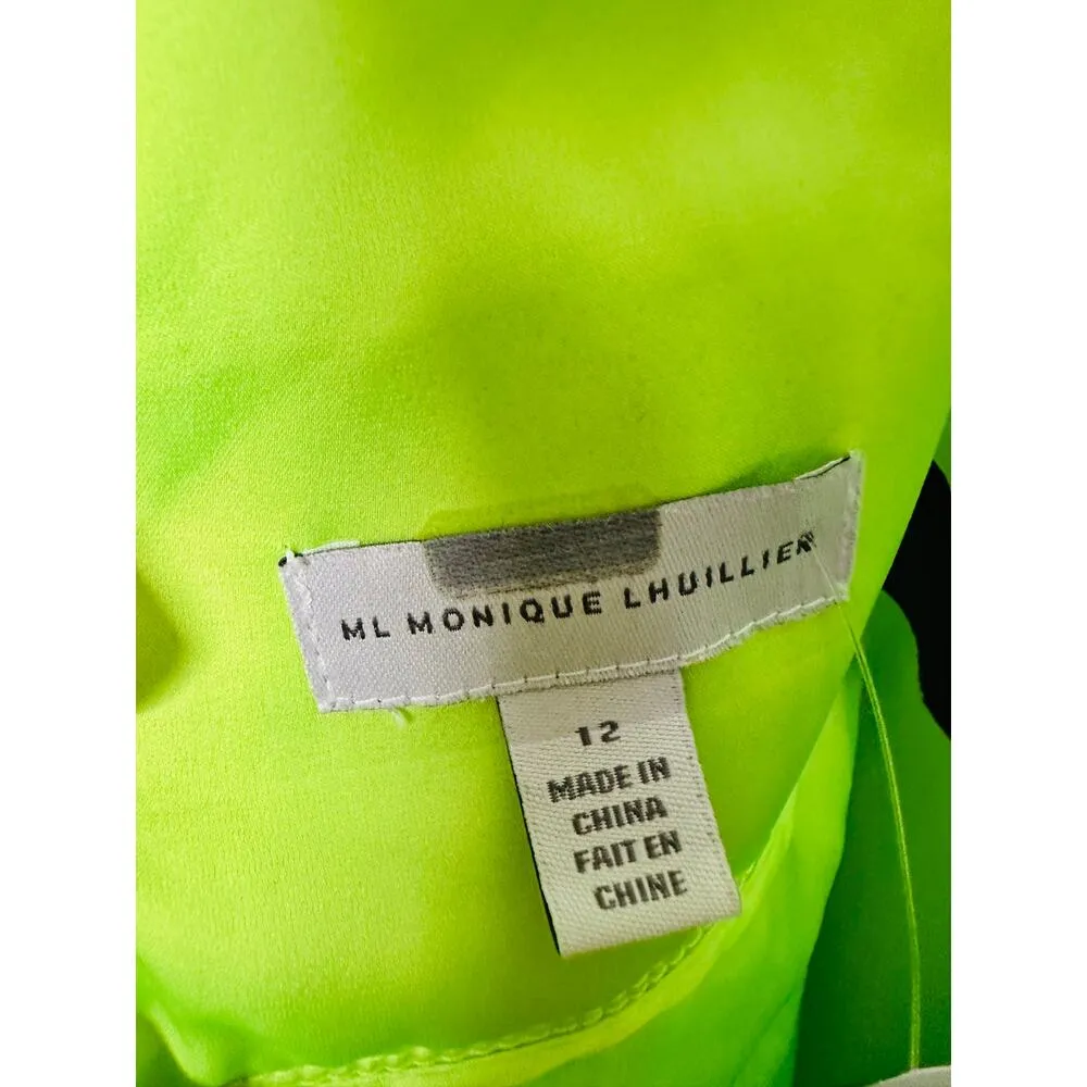 ML MONIQUE LHUILLIER Neon Green A - Image 12
