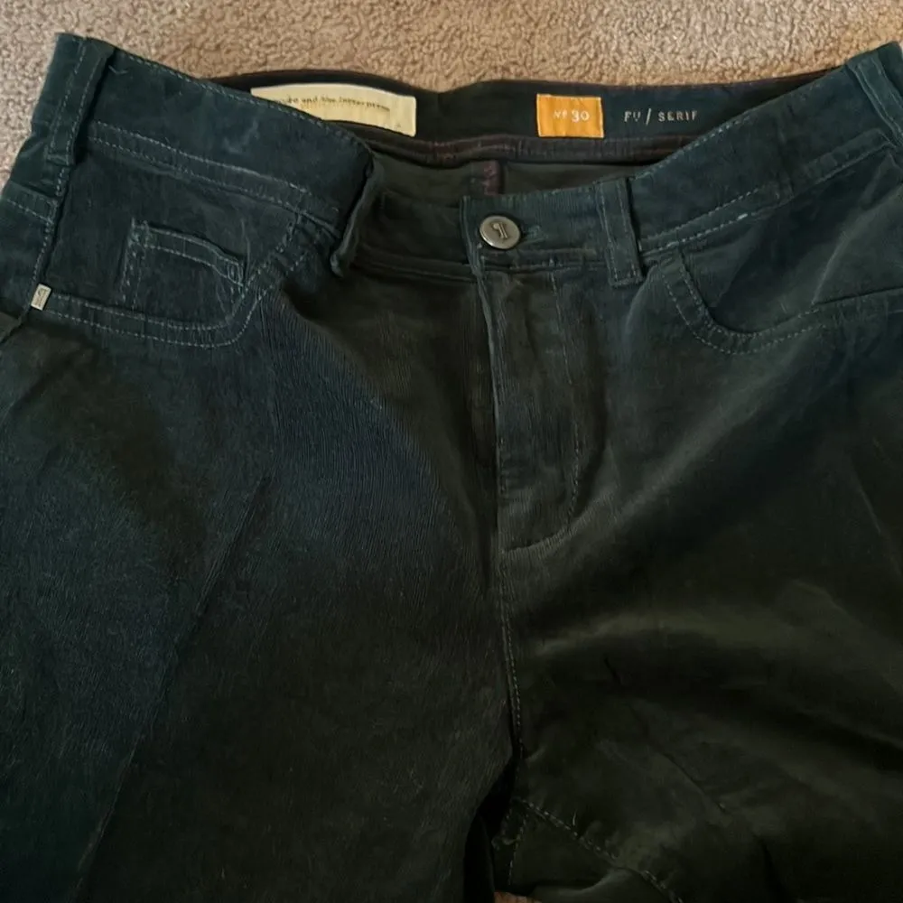 Pilcro and the letterpress green serif pants 30 - Image 4