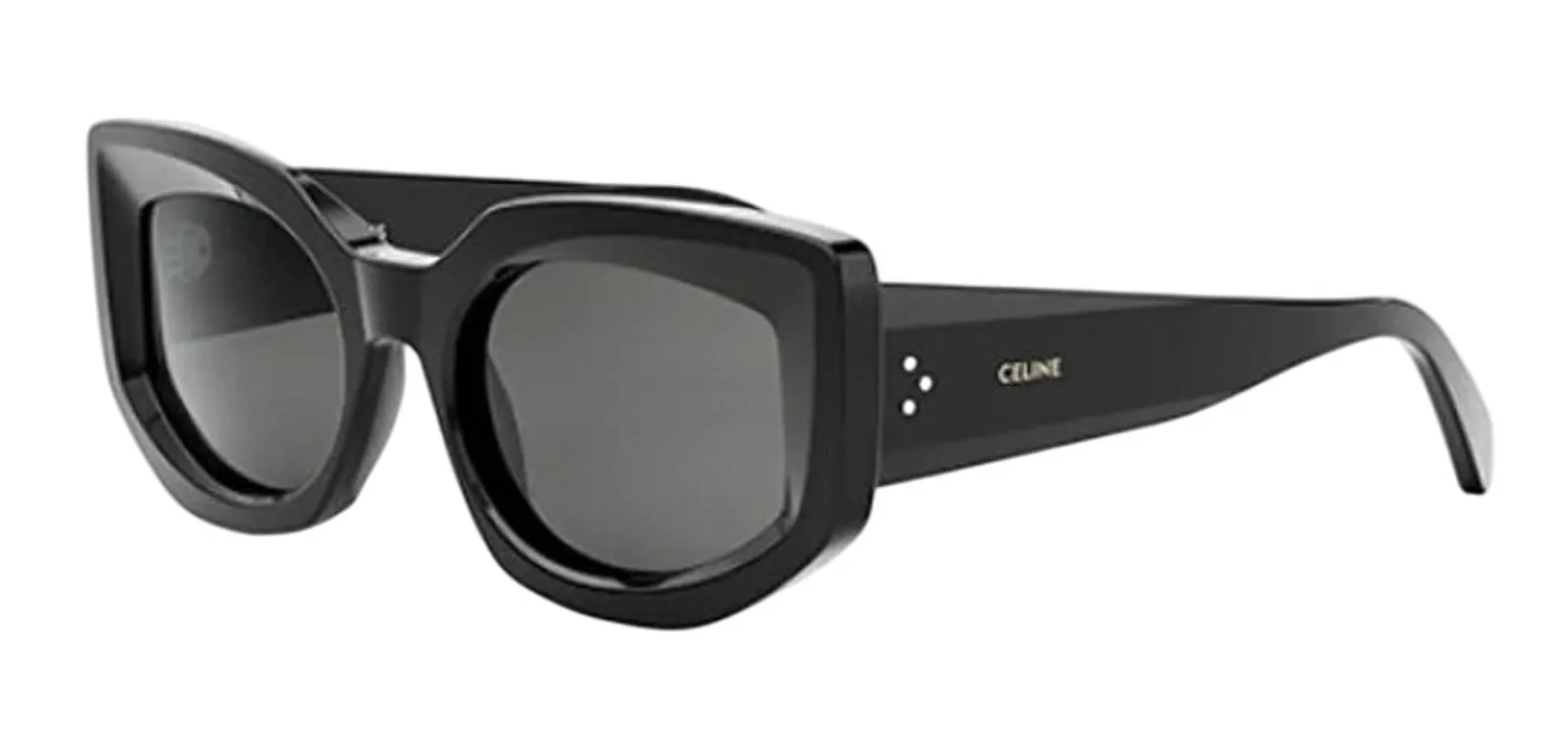 Celine NWT Bold Three Dots 54MM Butterfly Sunglasses in Black - Image 1