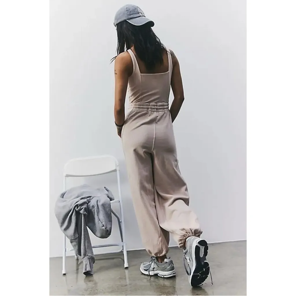 Free People FP Movement Inbound Onesie in Cashmere Size Medium NWT Jumpsuit - Image 3