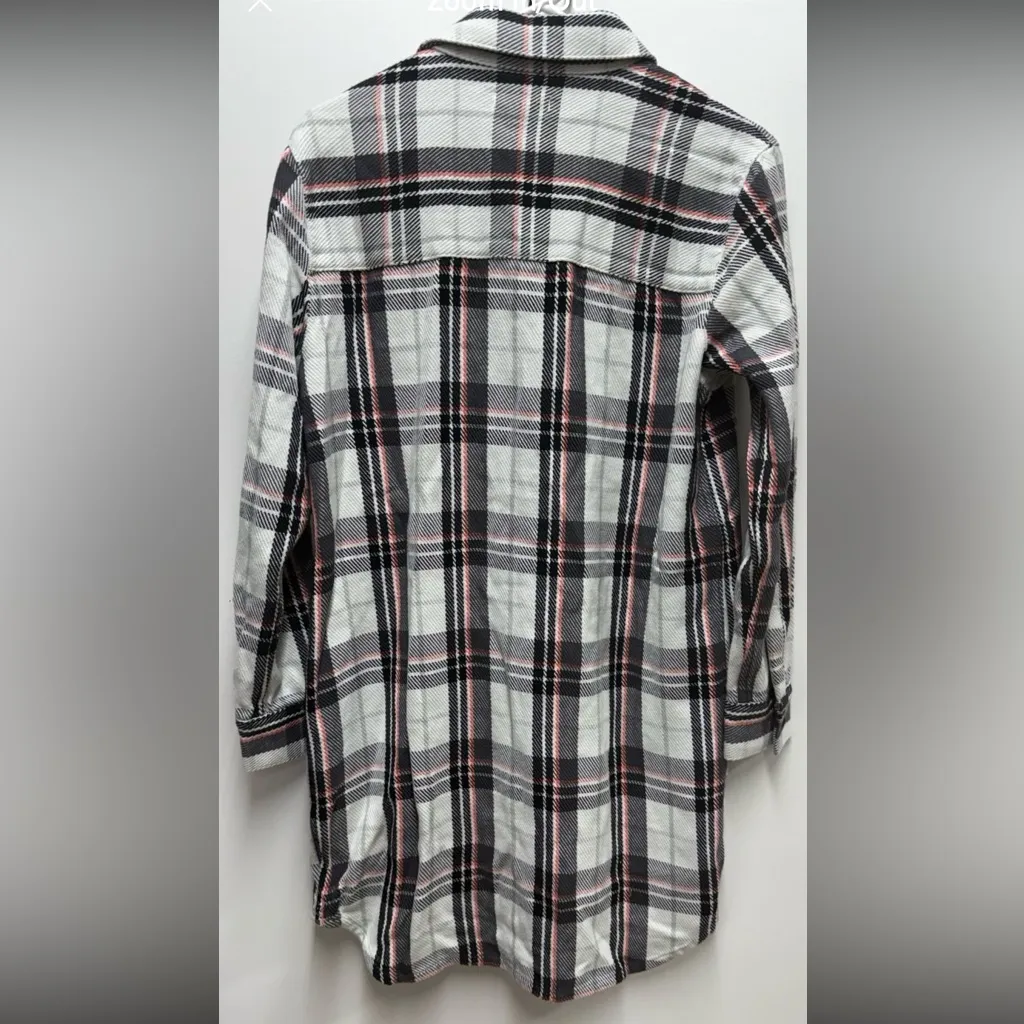 Outerknown Blanket Shirt Dress. Size Small Black - Image 4