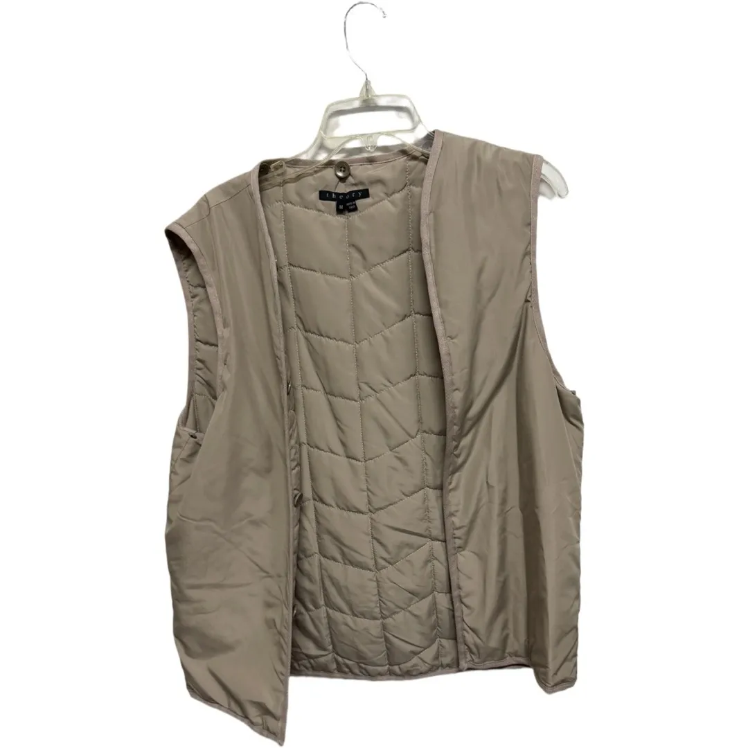 Theory Tan Parka Removable Insert Vest Size Medium Minimalist Winer Jacket - Image 5