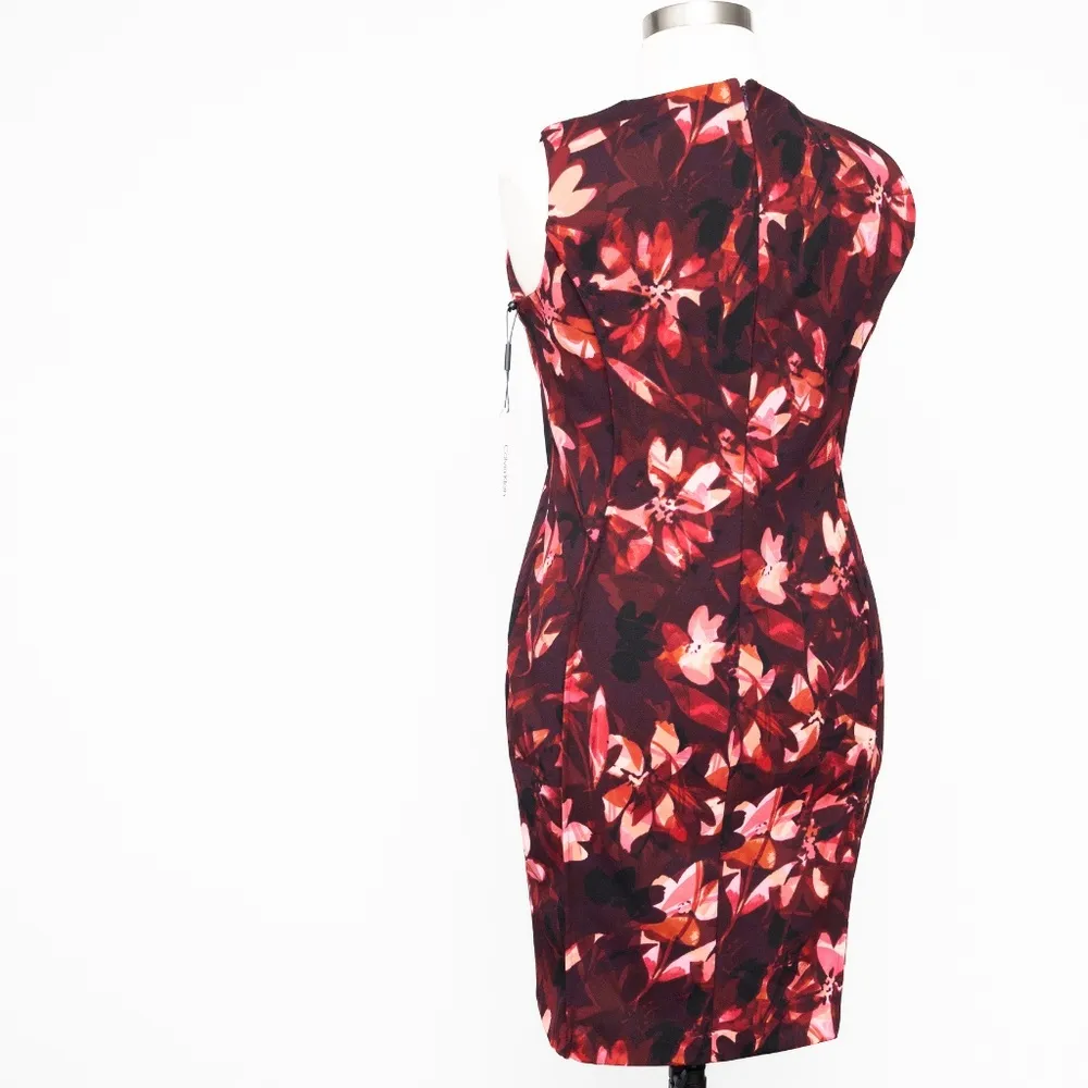 Calvin Klein Floral Print Pencil Dress - Image 9