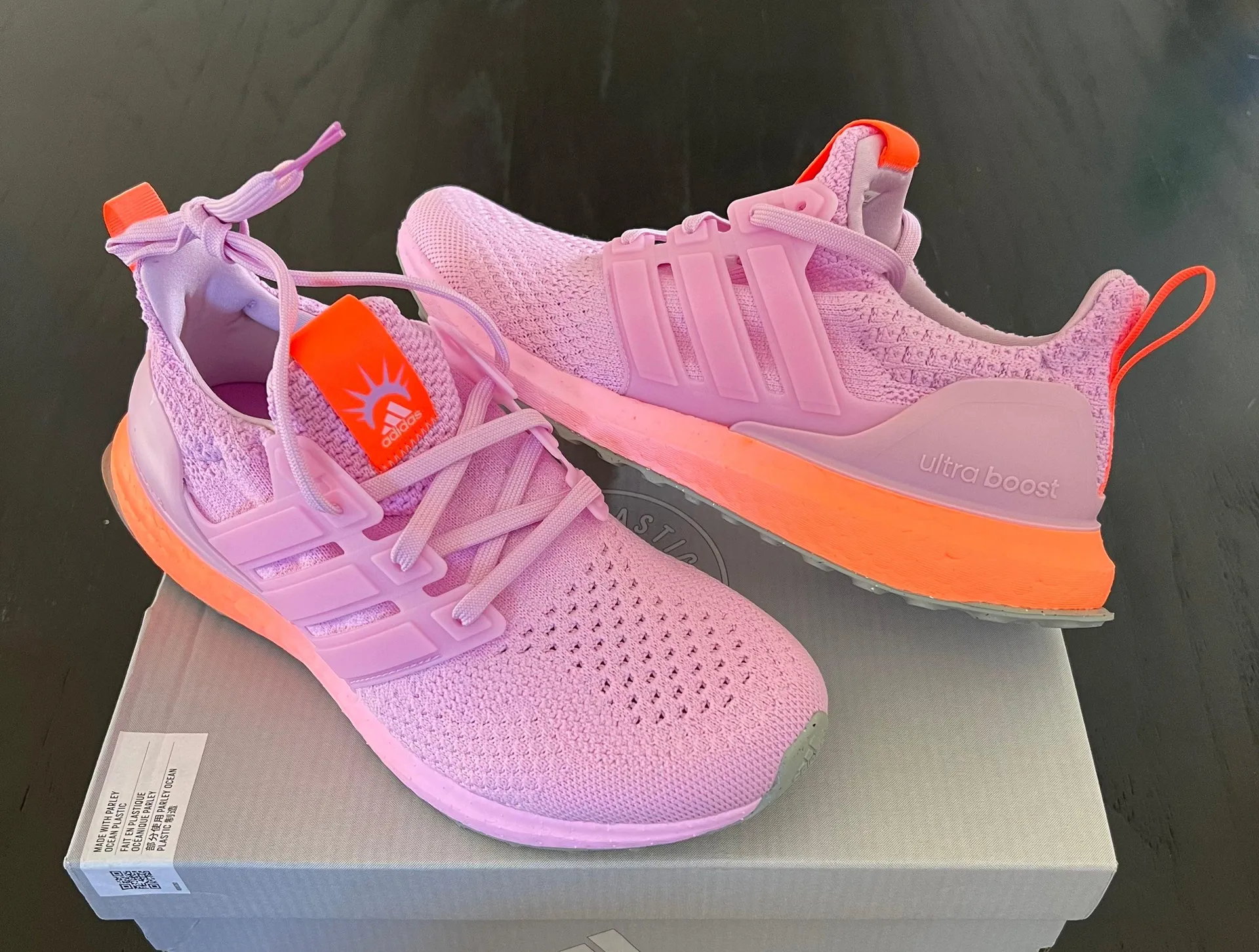 Adidas NIB  Ultraboost 5.0 DNA J Bliss Lilac Orange Gradient - Image 3