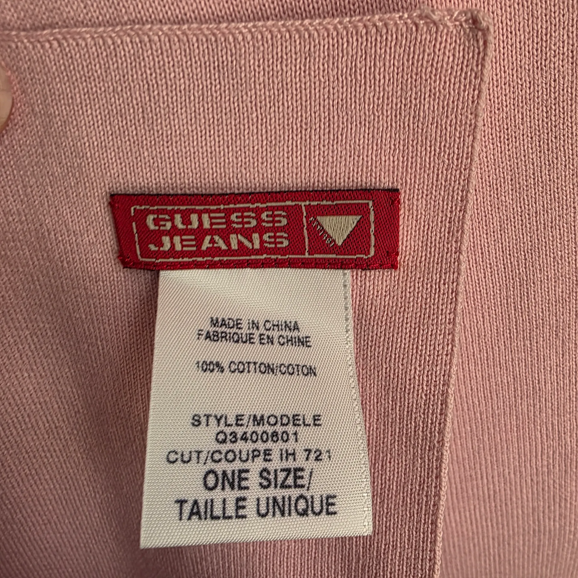 Guess Light Pink Wide Leg Pants - Image 4
