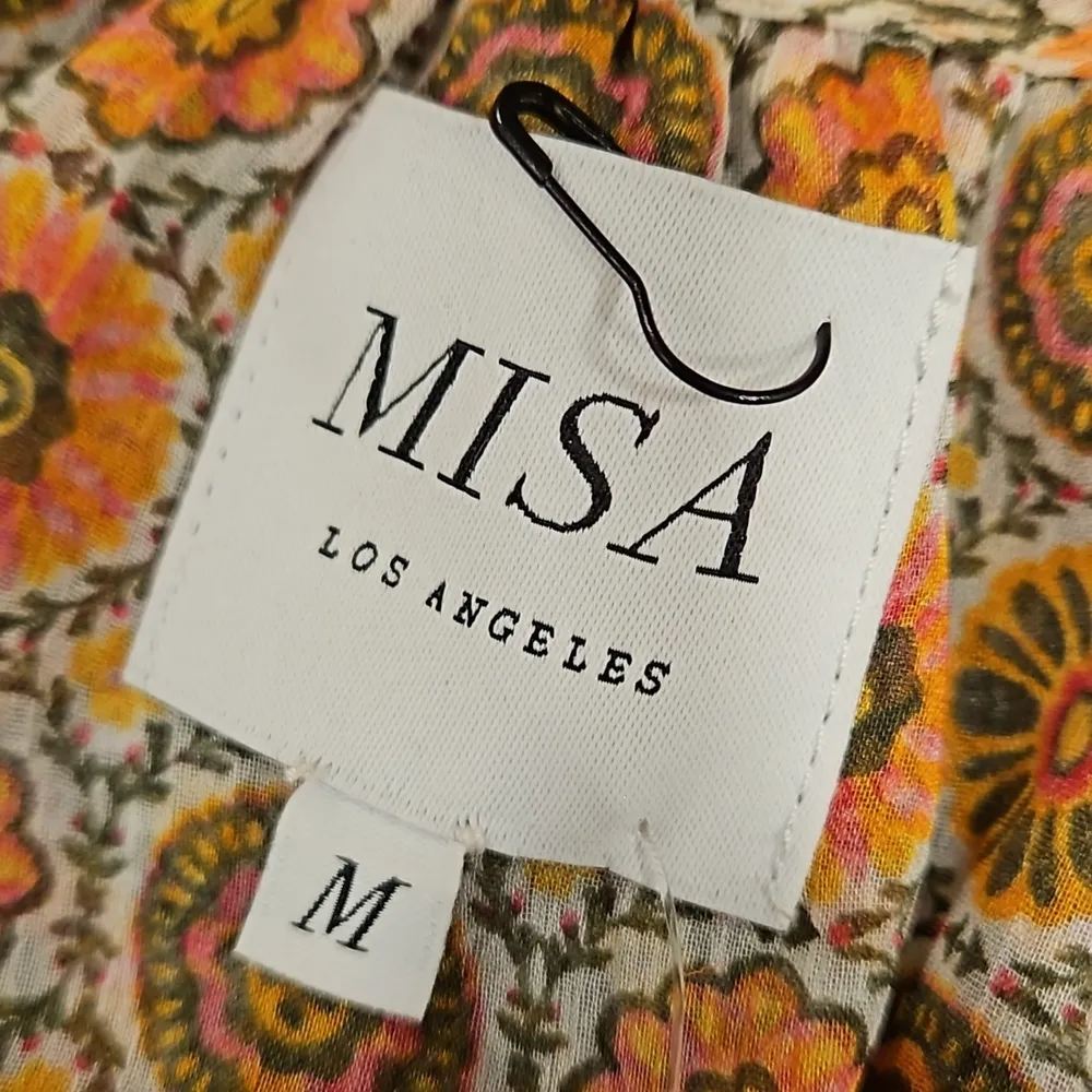 💕MISA LOS ANGELES💕 Nati Dress ~ Flora Tile Mix Medium M NWOT - Image 14