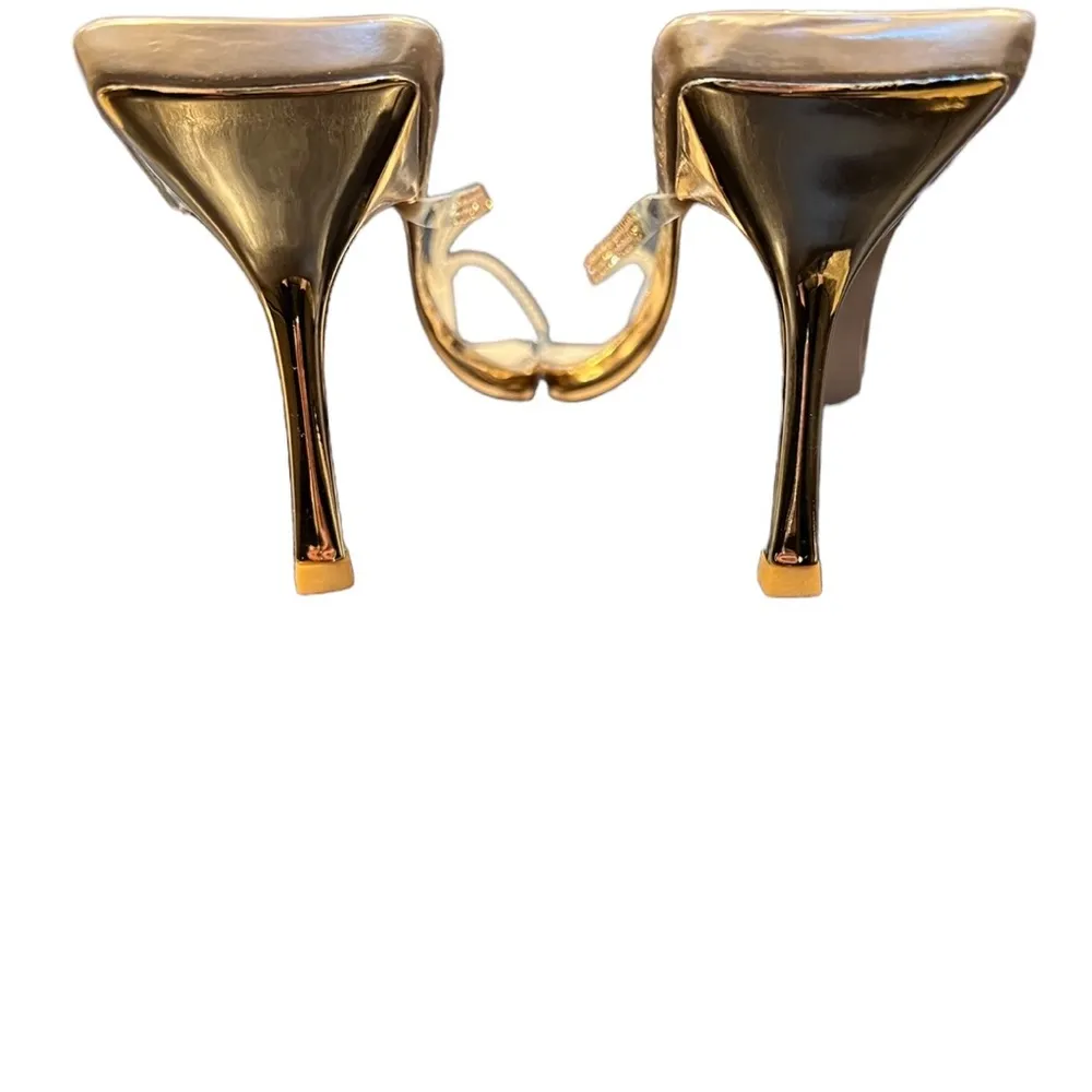 REVOLVE- Superdown Jenn Heel Rose Gold Size 10 - Image 5