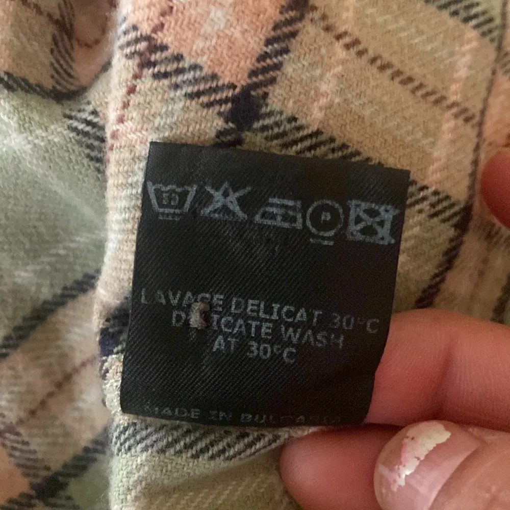 Isabel  Marant Étoile Awendy Green Plaid Ruffle Button Down Flannel Shirt RARE - Image 10