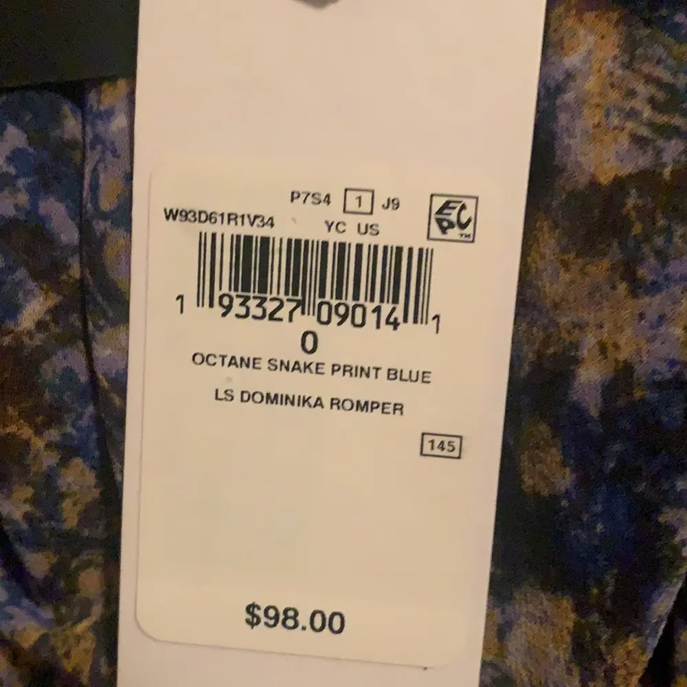 GUESS Dominika Cold-Shoulder Romper snake print  0 - Image 5