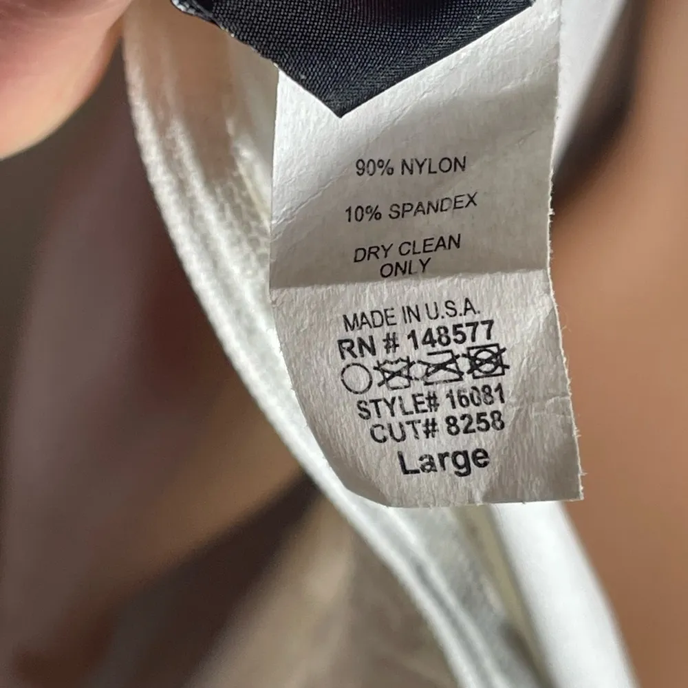 Windsor Women's Size L Elegant Ivory Lace Dress A-Line Scalloped NWT Formal - Image 6