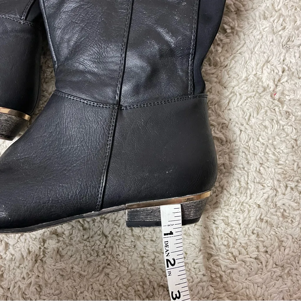 Call it spring  Black Tall Boots sz8 - Image 3