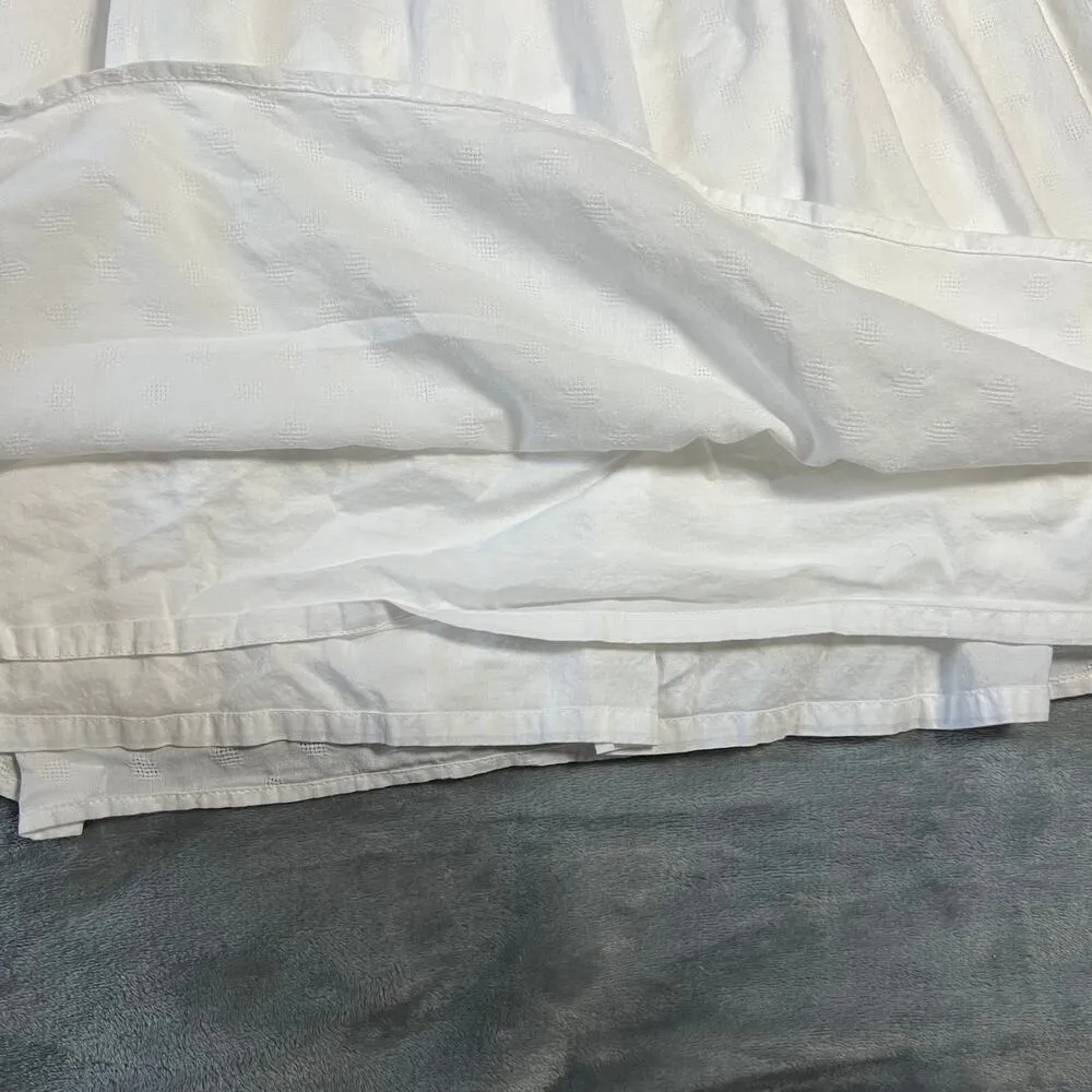 J. Crew Sleeveless V-Neck Cecilia Fit & Flare Dress Size 8 Pleat Preppy Easter - Image 10