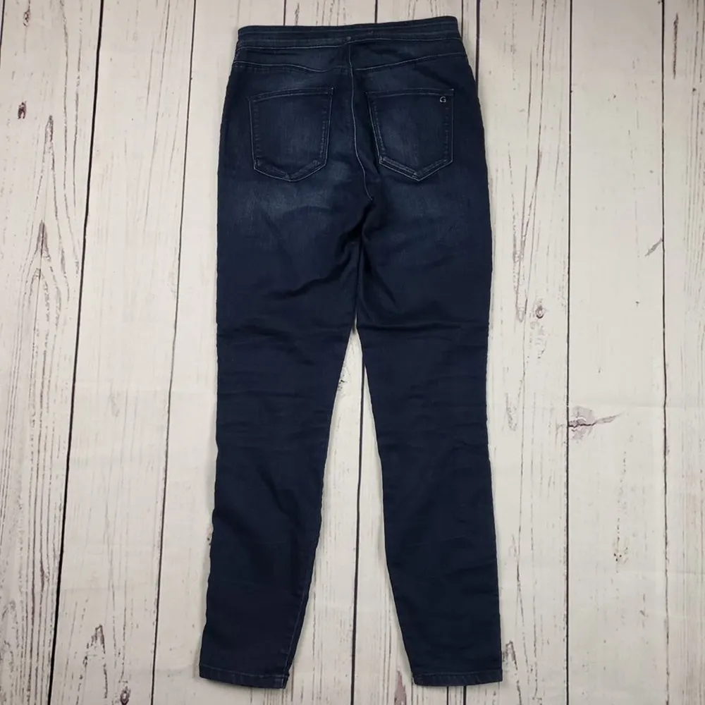 G by Guess Dark Wash Blue Denim Skinny Jeans Women's Size 25 - Image 10