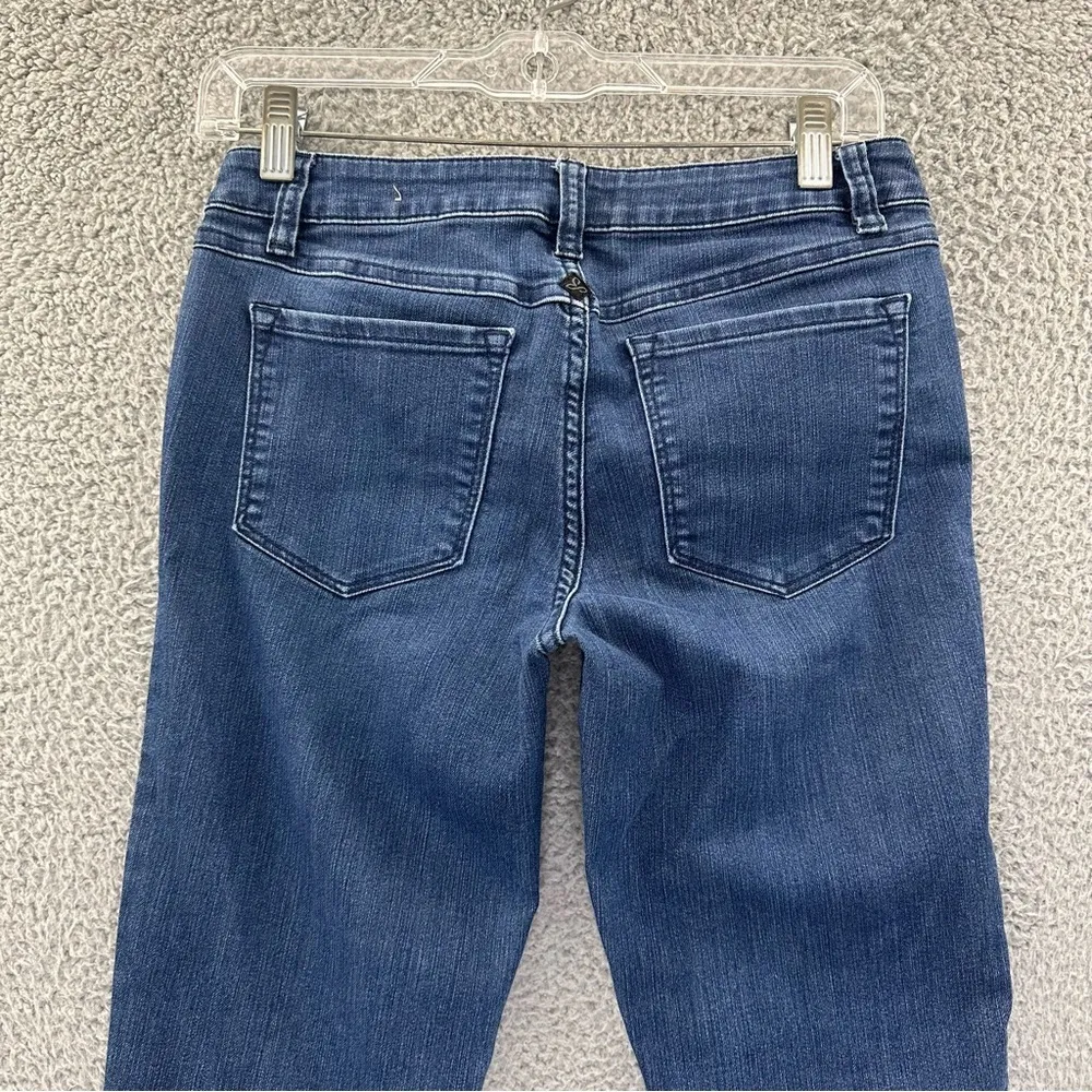 PrAna Kayla Jeans Mid Rise Skinny Organic Cotton Dark Wash Women 's 0/25 x 31 - Image 4