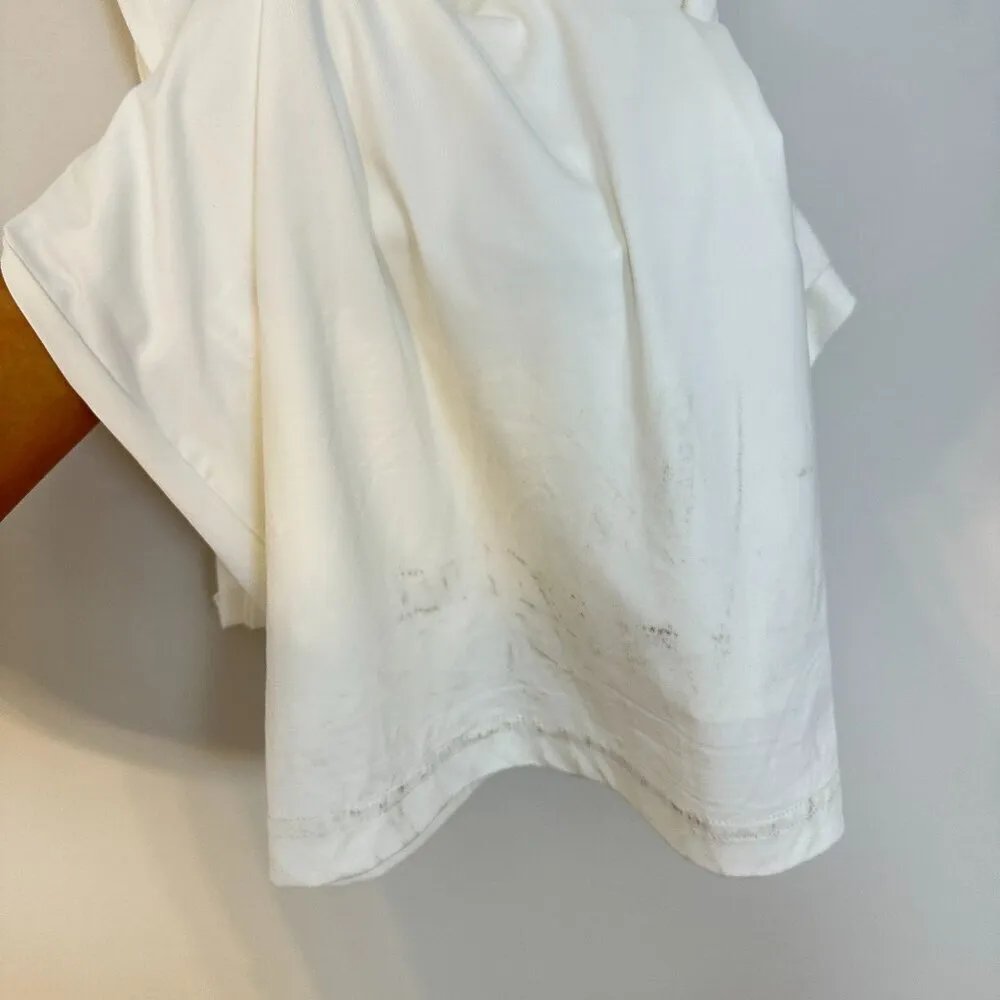 BARDOT Lilita Rosette One-Shoulder Stretch Jersey Midi Dress in Orchid White XS - Image 11