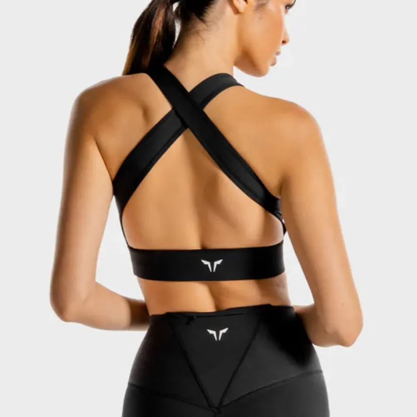 NWT Squatwolf Core Sport Bra in Onyx Black Medium - Image 5