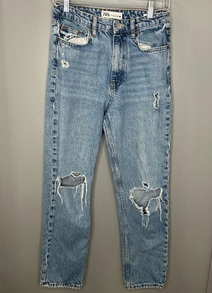 Zara Jeans The 90's Mom Fit Denim Size 4 - Image 2