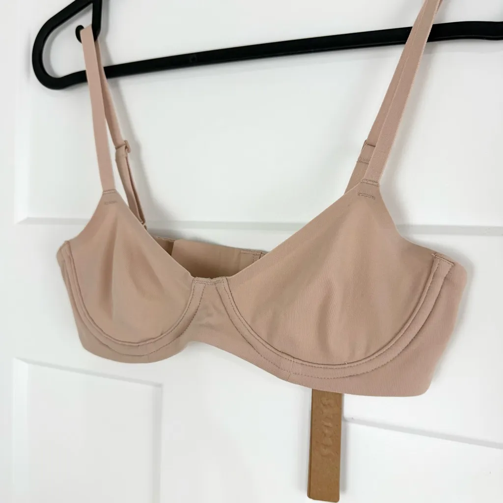 SKIMS Unlined Demi Bra Mica Sz 32A NWT - Image 4