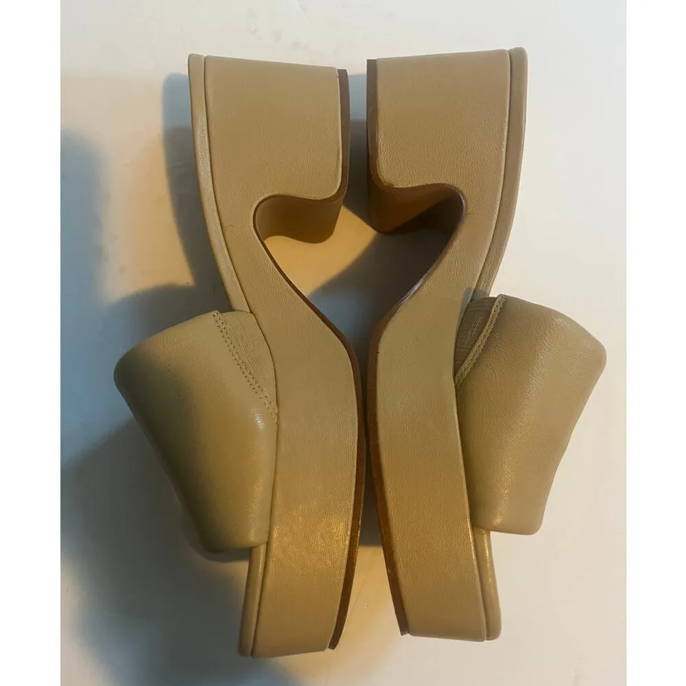 margo platform sandal blonde siz 7.5 - Image 5