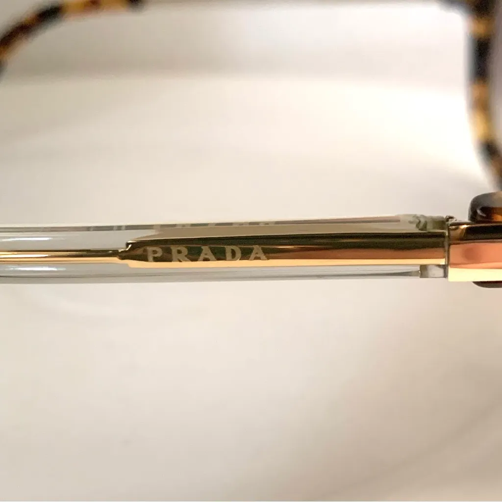 PRADA-PR 09VSF HERITAGE 7S00A7 MEDIUM HAVANA TORTOISE PATTERN SUNGLASSES NIB - Image 10