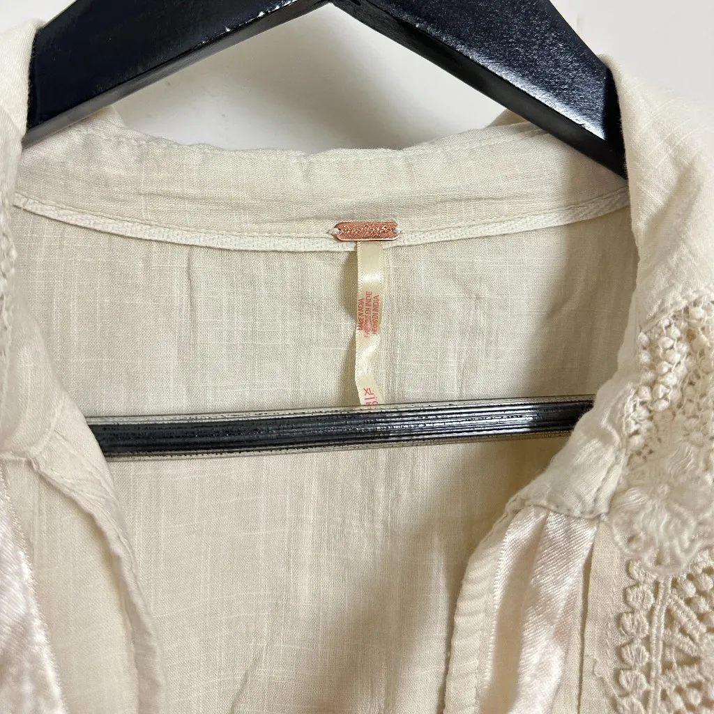 FREE PEOPLE 5 O'clock Tea Time Mini Dress in Tea Size X-Large - Image 7